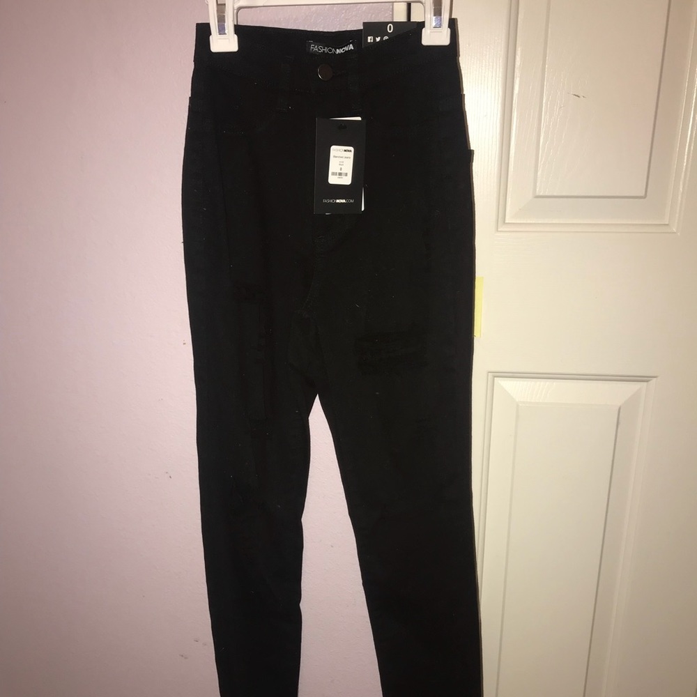 Fashion Nova Blanched Jeans